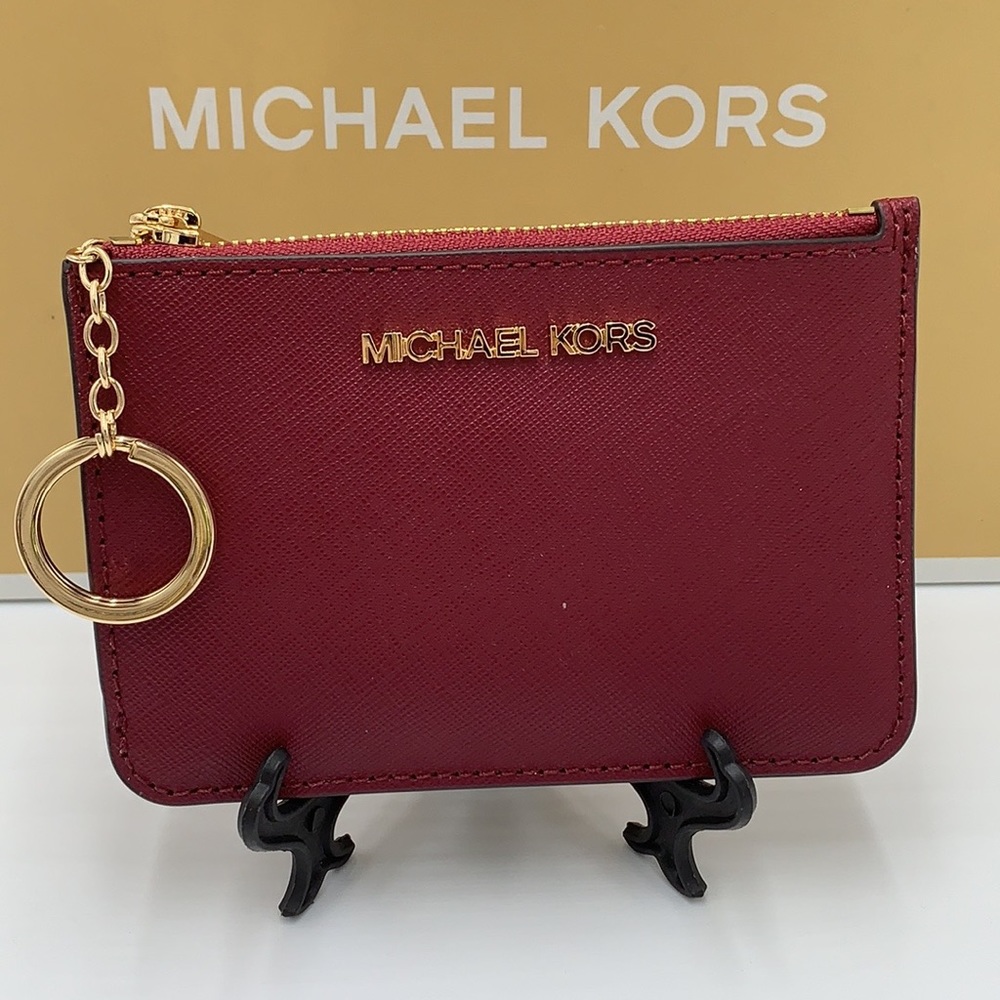 MICHAEL KORS SMALL TOP ZIP COINPOUCH WITH ID CARD MULBERRY COLOR
NWT - Picture 9 of 16
